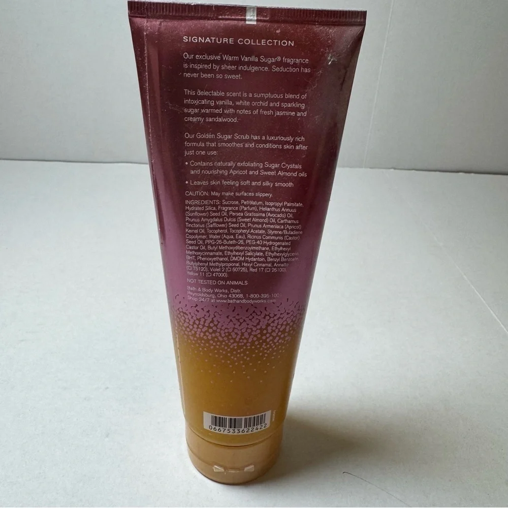 Bath & Body Works Warm Vanilla Sugar Golden Sugar Scrub 8 Oz Sealed, Rare